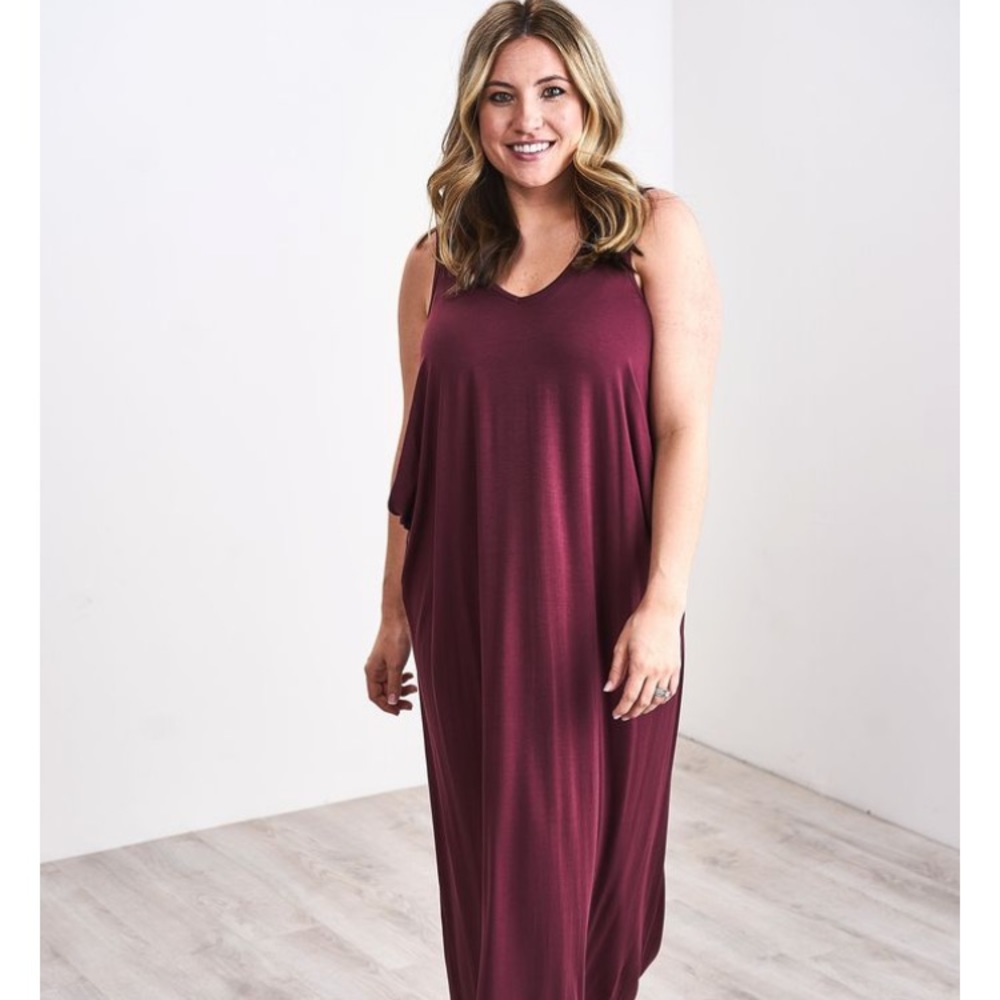 Latched Mama nursing maxi dress
